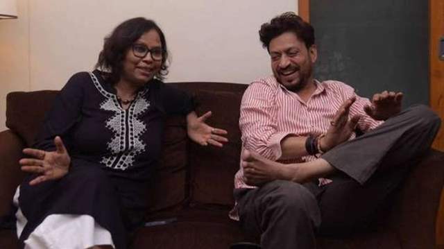 Irrfan Khan with Wife Sutapa Sikdar