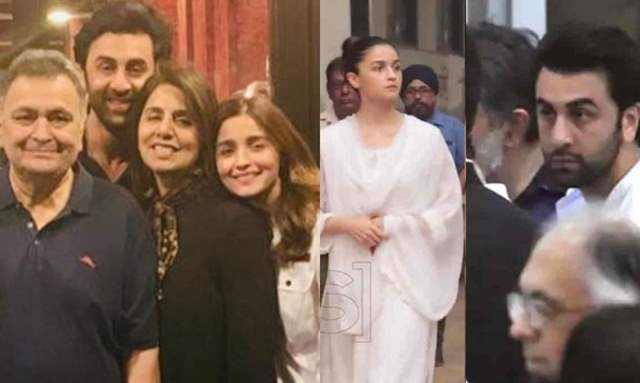 Alia Stood like a Rock besides Ranbir Kapoor before Rishi kapoor Passed away