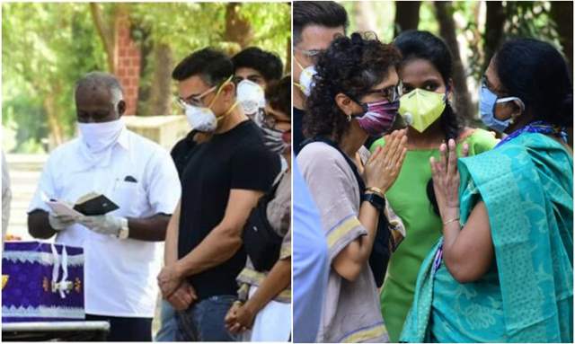 Aamir Khan and Kiran Rao Attend the Last Rites of Actor’s Assistant Amos Paul