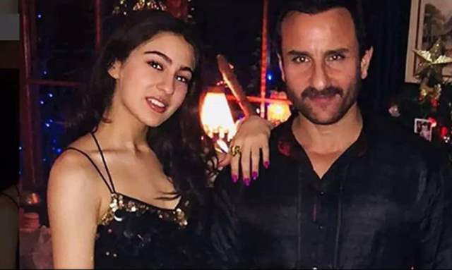 Sara Ali Khan and Saif Ali Khan