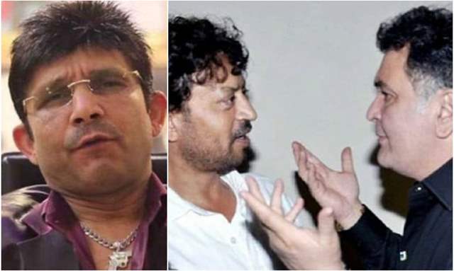 FIR against Kamaal R Khan for Derogatory Tweets about Rishi Kapoor, Irrfan Khan