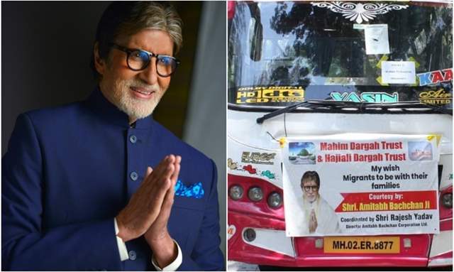 Amitabh Bachchan Sponsors 10 Buses To Send 300 Migrants Back Home in Uttar Pradesh