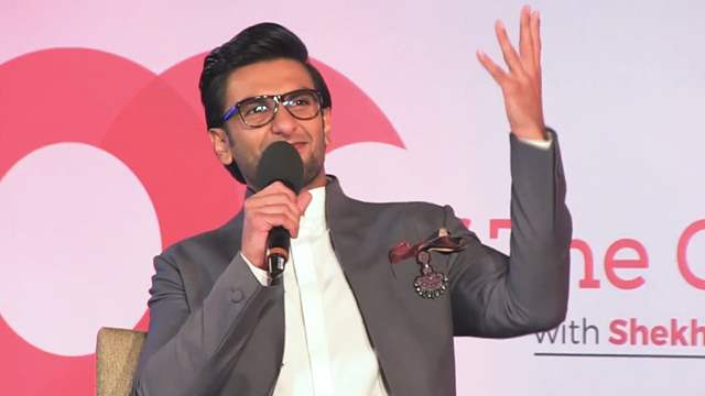 Ranveer Singh speaking