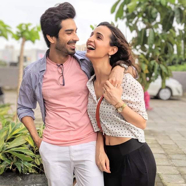 Sanaya Irani and Mohit Sehgal