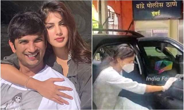 Rhea Chakraborty Reaches Bandra Police Station to Record Statement in Connection to Sushant Singh Rajput's Suicide Case