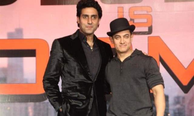 Abhishek Bachchan and Aamir Khan