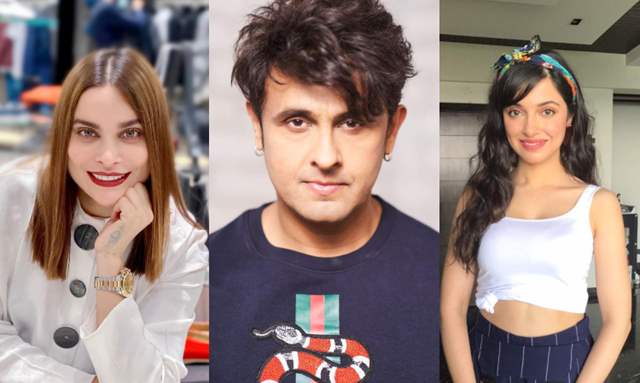 Marina Kunwar, Sonu Nigam and Divya Khosla