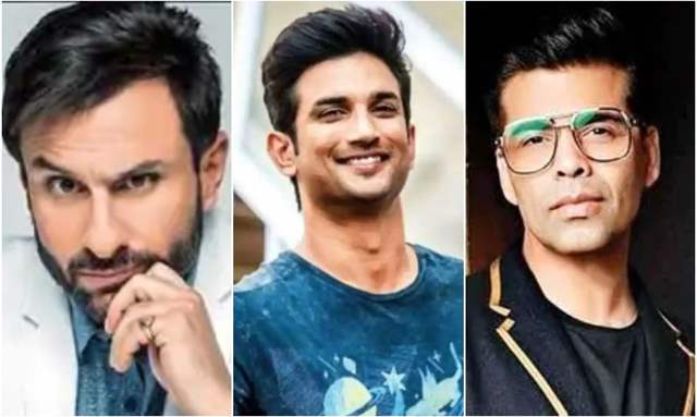 Sushant Singh Rajput saif ali khan karan johar