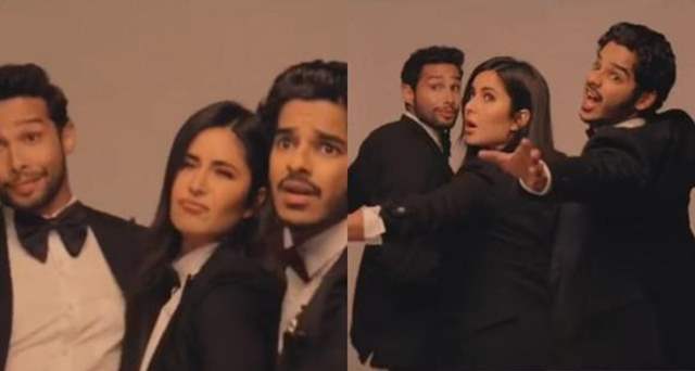 Katrina-Ishaan-Siddhant's BTS Video from Phone Bhoot