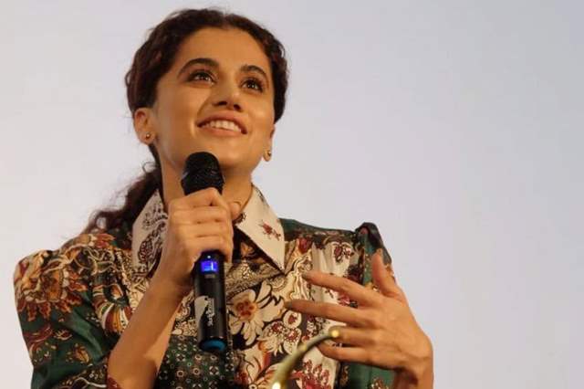 Taapsee Pannu speaking