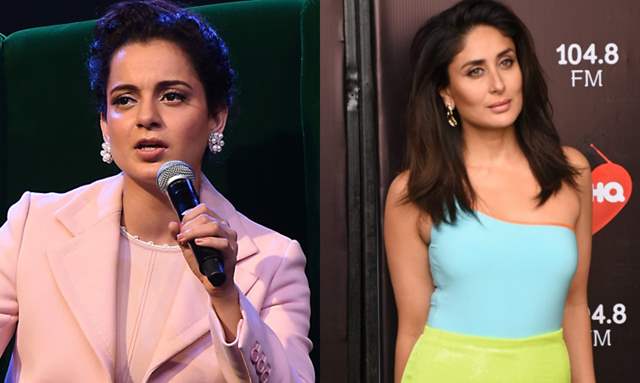 Kangana Ranaut reacts to Kareena Kapoor Khan's comments about Insider vs Outsider debate