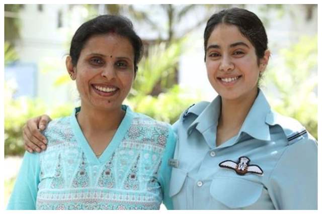 Gunjan Saxena and Janhvi Kapoor