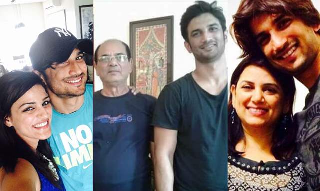 Sushant Singh Rajput and family