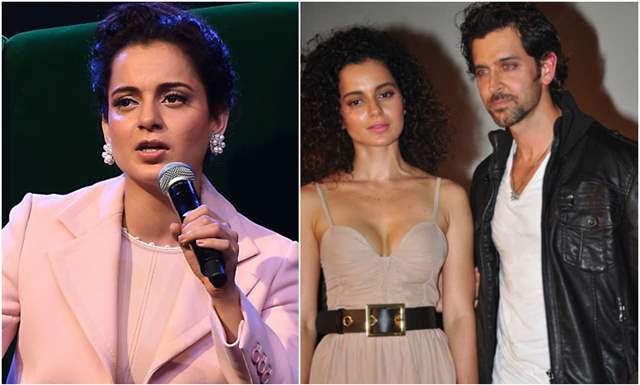 Kangana Ranaut and Hrithik Roshan 