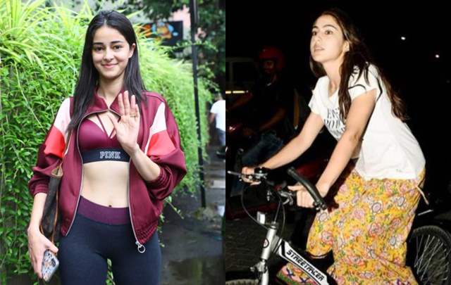 Ananya Panday and Sara Ali Khan