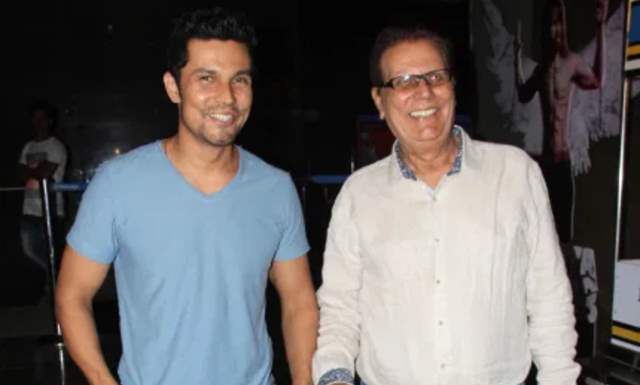 Randeep Hooda with father 