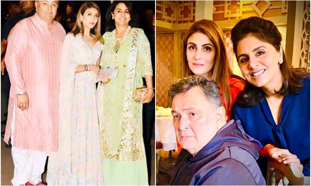 Rishi Kapoor with family