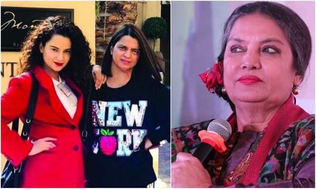 Shabana Azmi Kangana Ranaut