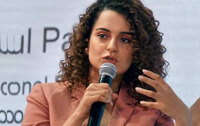 Kangana Ranaut speaking