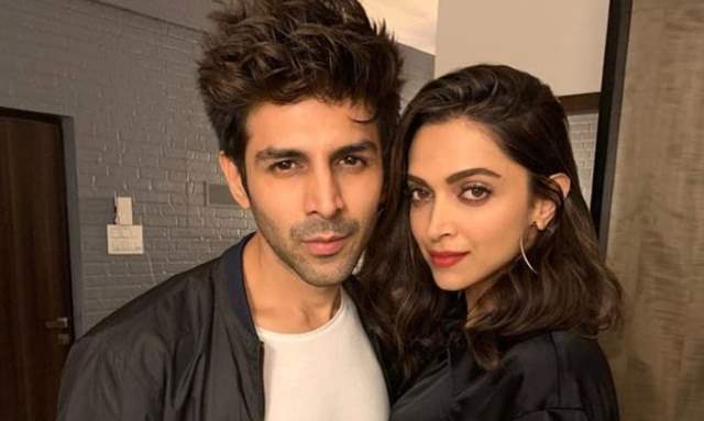 Kartik Aaryan and Deepika Padukone