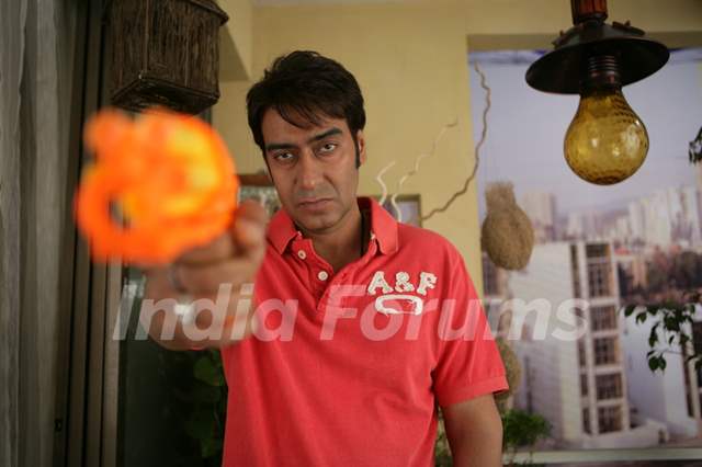 Ajay Devgan looking angry