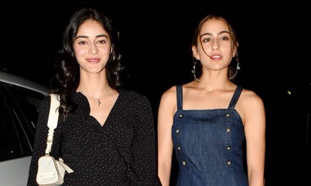 Ananya Panday and Sara Ali Khan