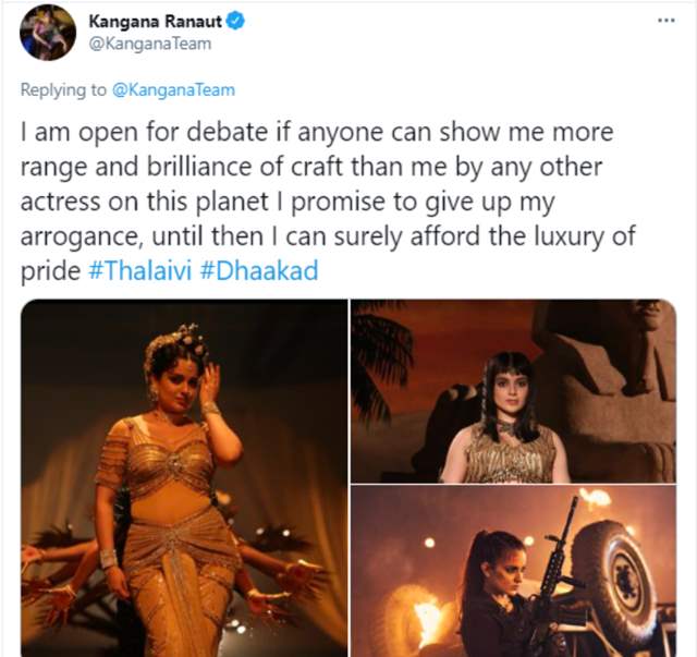 Kangana Ranaut Compares Herself With 3 Times Oscar Winning Actress Meryl Streep And Gal Gadot