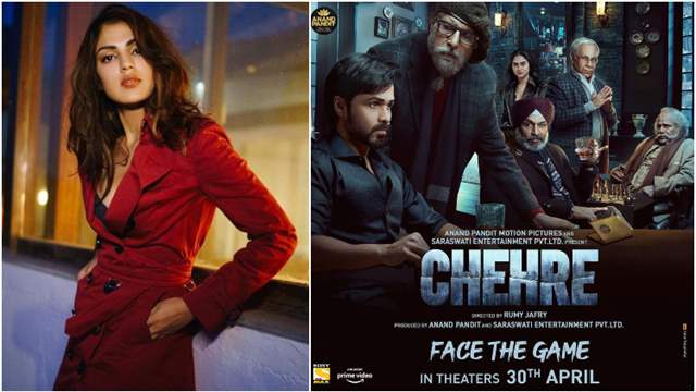 Rhea Chakraborty's 'Chehre' poster snub: Actress dropped from her upcoming  film with Amitabh ...