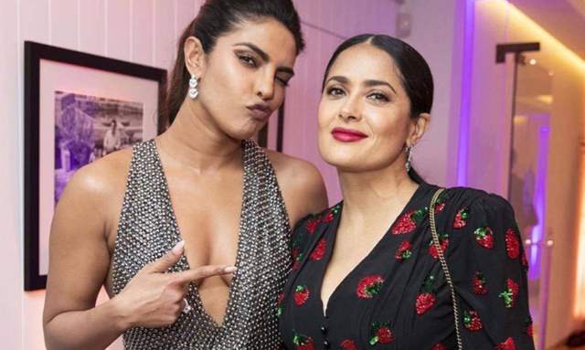 Priyanka Chopra and Salma Hayke