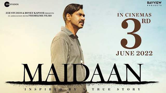 Ajay Devgn's film Maidaan's poster