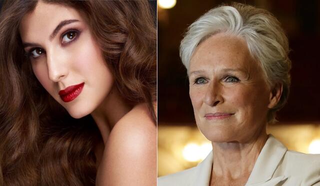 Elnaaz Nourouzi and Glenn Close