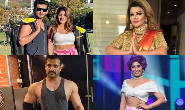 Karan Patel Rakhi Sawant Neha Bhasin