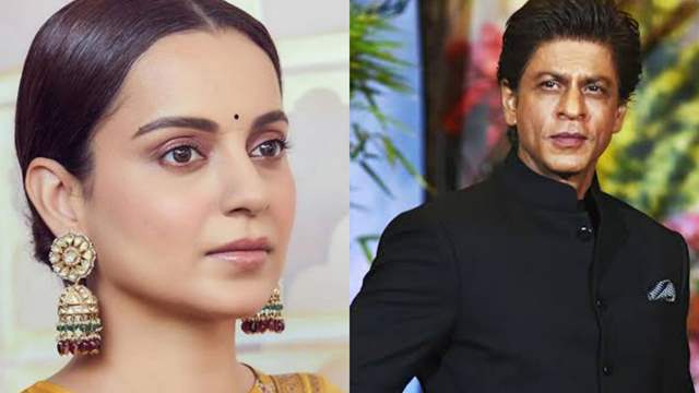 Kangana Ranaut and Shah Rukh Khan