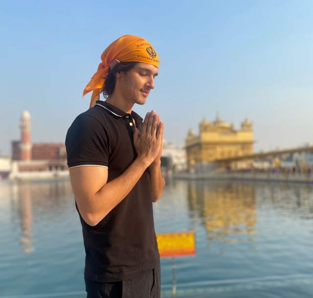 Rohan Mehra at the Golden Temple