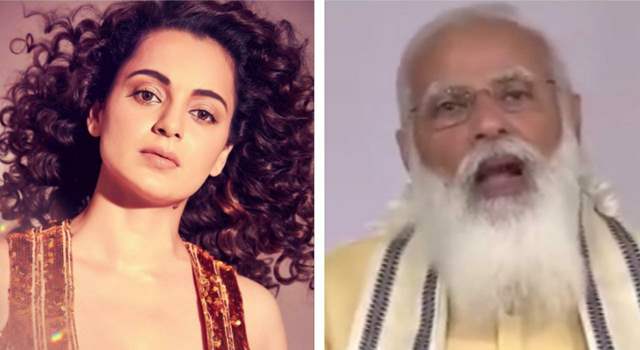 Kangana Ranaut and PM Modi