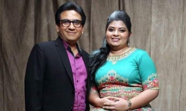 Dilip Joshi with his daughter 