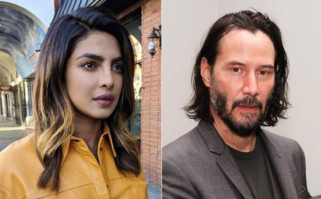 Priyanka Chopra and Keanu Reeves