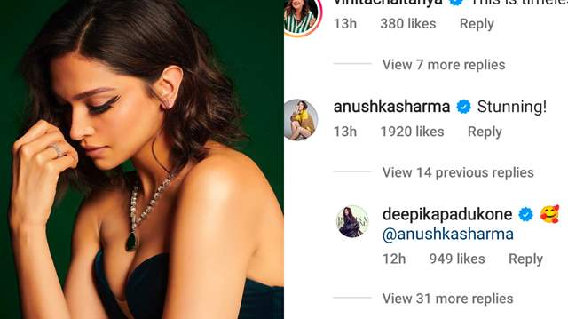 Deepika Padukone's Instagram post and comments