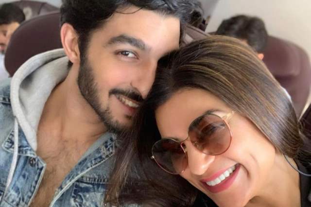 Sushmita Sen and Rohman Shawl