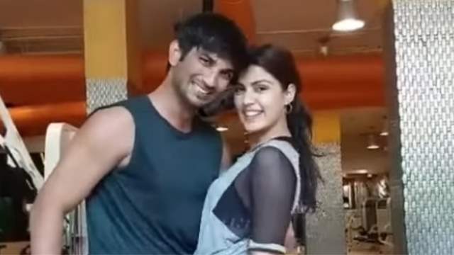 Sushant Singh Rajput and Rhea Chakraborty 