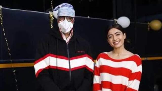 Rashmika Mandanna and Amitabh Bachchan