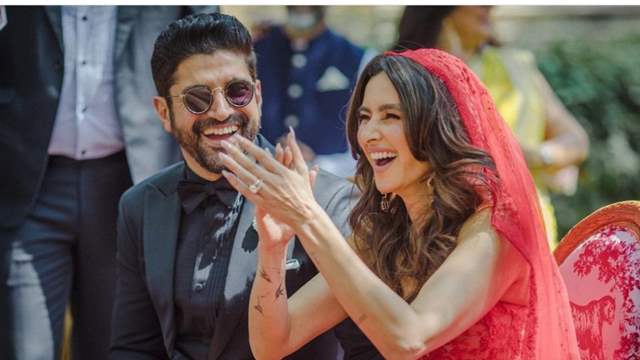 Farhan Akhtar and Shibani Dandekar Akhtar