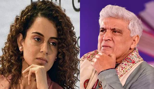 Kangana Ranaut and Javed Akhtar