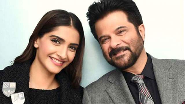 Sonam Kapoor and Anil Kapoor