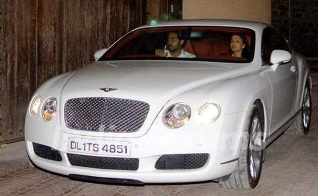 Abhishek Bachchan Bentley Continental GT