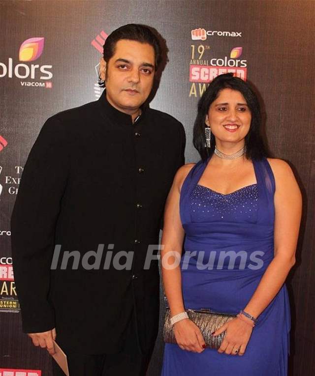 Chandrachur Singh with his wife