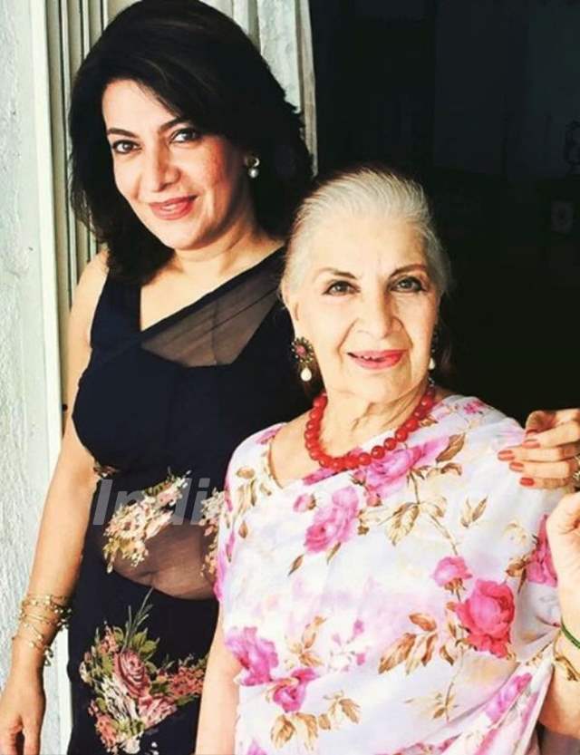 Divya Seth with her mother Sushma Seth