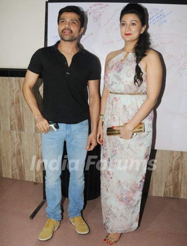 Himesh Reshammiya with Sonia Kapoor