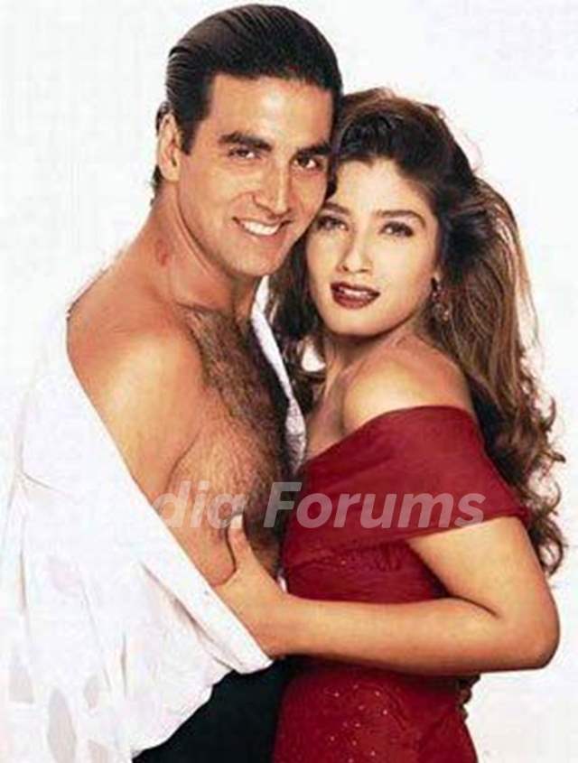 Akshay Kumar With His Ex-Girlfriend Raveena Tandon