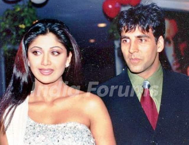 Akshay Kumar With His Ex-Girlfriend Shilpa Shetty